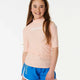 Classic Surf Short Sleeve Rash Vest - Girls (8-16 Years) - Beachin Surf