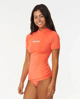 Classic Surf Short Sleeve Uv Rash Vest - Beachin Surf