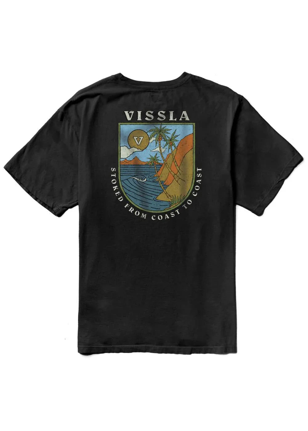 Coastliner Organic Blend Ss Tee - Beachin Surf