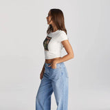 Cobra Rose Baby Rib Tee - Beachin Surf