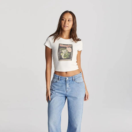 Cobra Rose Baby Rib Tee - Beachin Surf