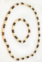 COCONUT & NATURAL BEADED SET - Beachin Surf