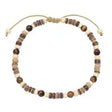 COCONUT & TIGER EYE ROPE ANKLET - Beachin Surf