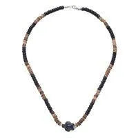 COCONUT CHOKER W/ BLK TURTLE - Beachin Surf