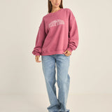 College Crew Neck Fleece - Beachin Surf