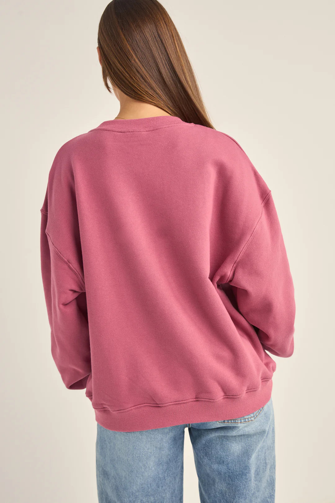 College Crew Neck Fleece - Beachin Surf