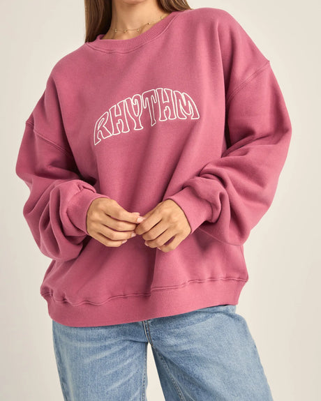 College Crew Neck Fleece - Beachin Surf