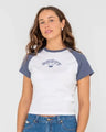 College Drop Out Raglan Skimmer Tee - Beachin Surf