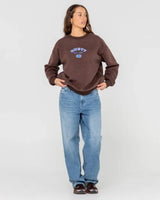 College Dropout Oversized Crew Fleece - Beachin Surf