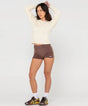 Collegiate Long Sleeve Vee Neck Knit - Beachin Surf