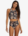 Coral Gardeners Hi Waist Retro Bikini Bottoms - Beachin Surf
