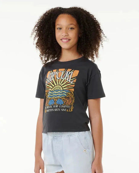 Coral Sands Crop Tee - Beachin Surf