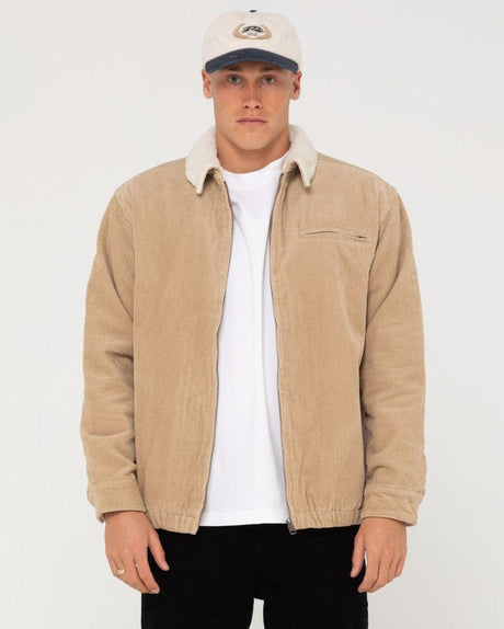 Coup Cord Zip Up Jacket - Beachin Surf