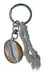 Cowrie Shell & Rope Keyring - Beachin Surf