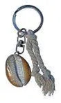 Cowrie Shell & Rope Keyring - Beachin Surf