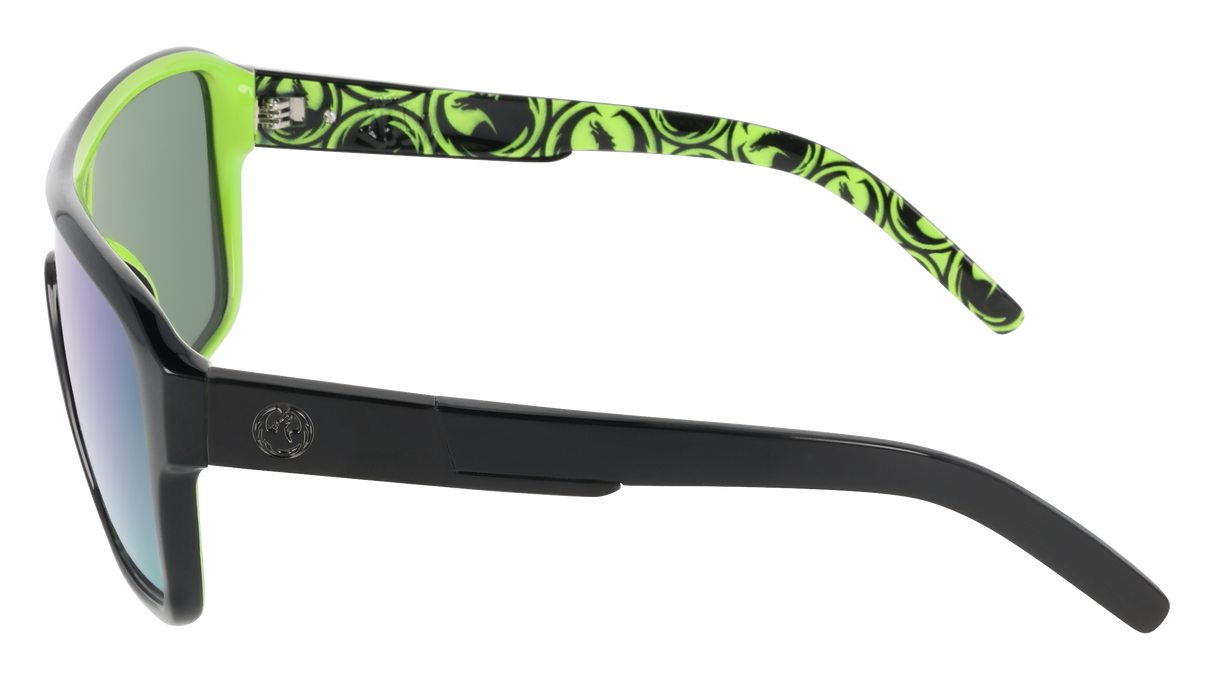 Dragon Remix - Black Icon Green w/ LUMALENS Green Ion