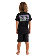 Crayon Wave Short Sleeve - Toddler - Beachin Surf