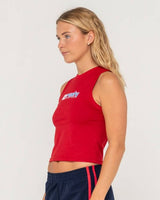 Crossroads Fitted Tank - Beachin Surf