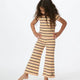 CRYSTAL STRIPE BELL PANT-GIRL - Beachin Surf