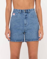 Cyprus High Denim Short - Beachin Surf