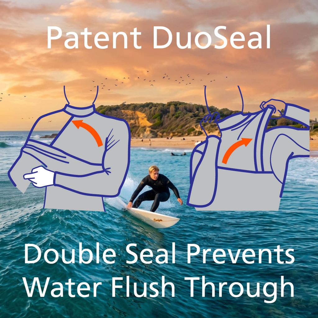 Adrenalin Radical-X DuoSeal 3/2mm Ezy Entry Zip-Free Super Stretch Steamer Wetsuit