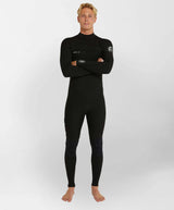 Defender 4/3Mm Steamer Chest Zip Wetsuit - Black