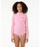 Summer LS Zip Rash Vest - Girl