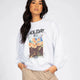 Dream Holiday Oversize Crew Neck Fleece - Beachin Surf