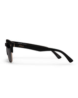 Liive Dylan Polarised Matt Black sunglasses side temple view - Beachin Surf