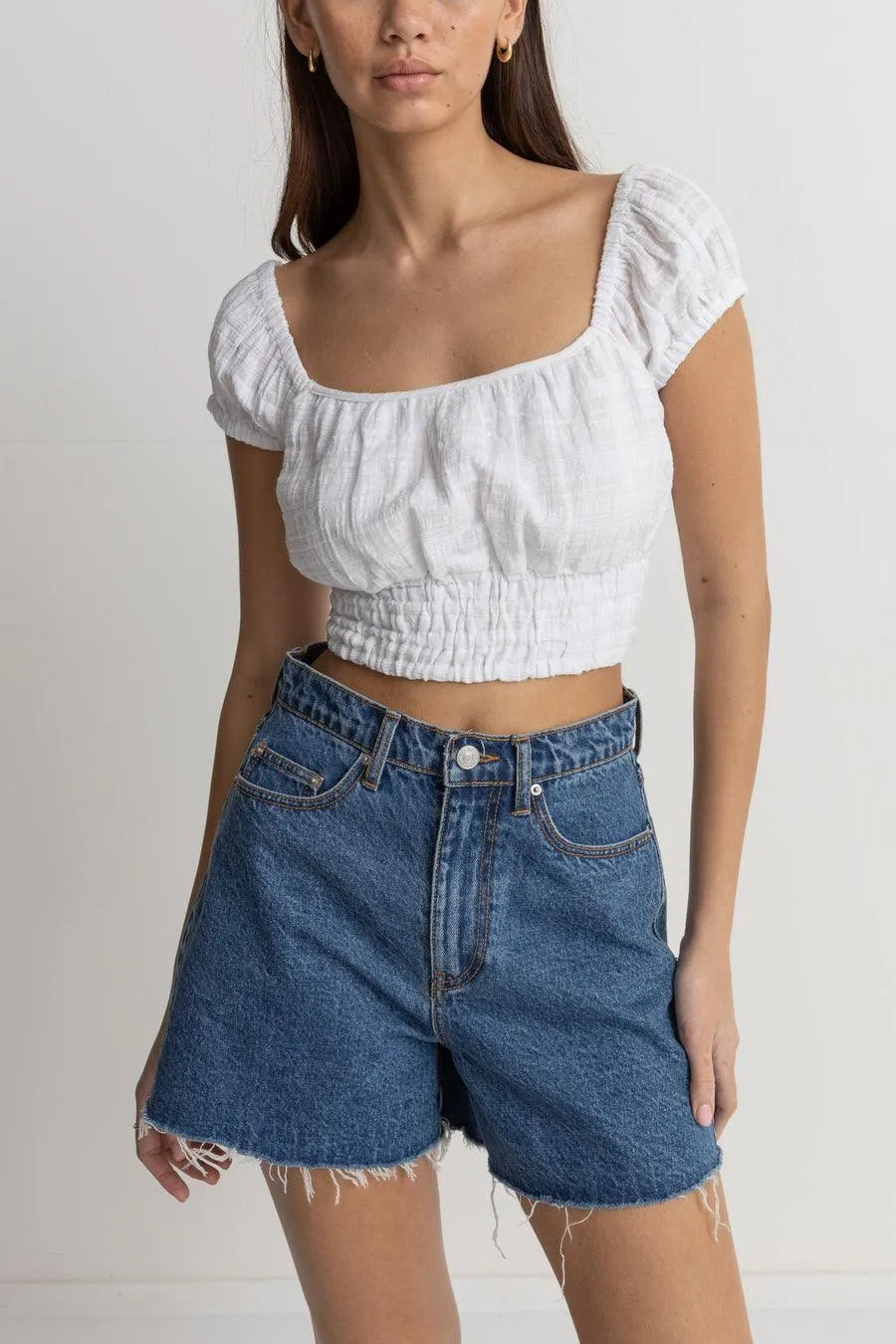 Dylan Cap Sleeve Top - Beachin Surf