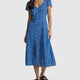 Elodie Floral Cap Sleeve Midi Dress - Beachin Surf