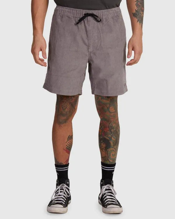 Escape Cord Elastic Script Shorts - Beachin Surf