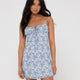 Estelle Floral Mini Slip Dress | RUSTY | Beachin Surf