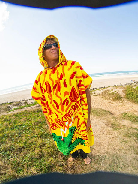 Fa Ozzy Wrong Hooded Towel - Beachin Surf