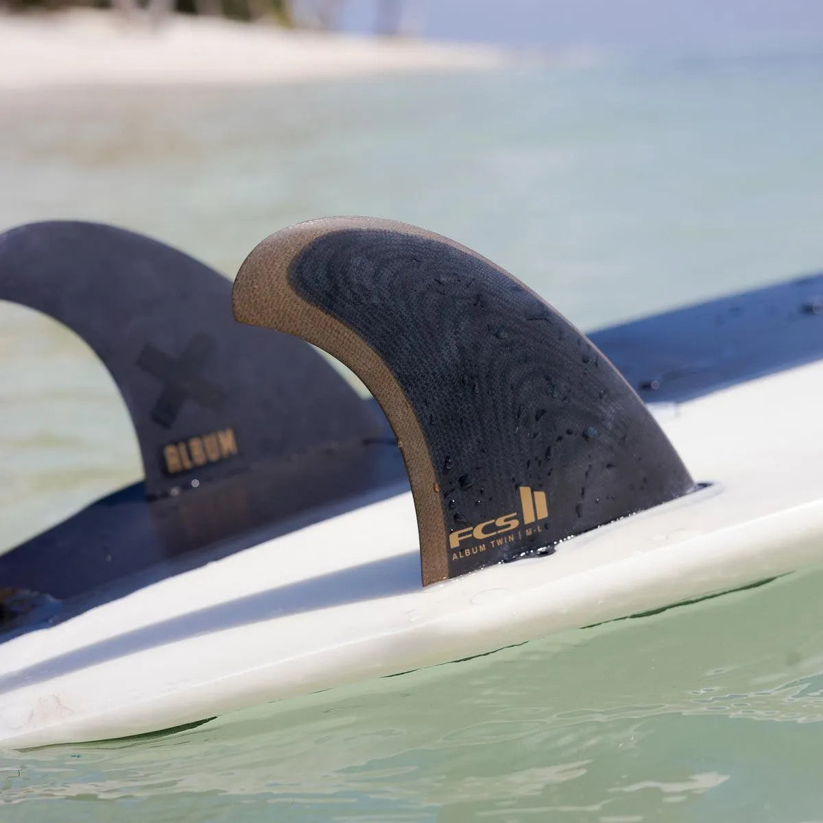 Fcs Ii Album Twin + 1 Fin Set - Beachin Surf