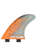 Fcs Pc-7 Orange Smoke Tri Retail Fins - Beachin Surf