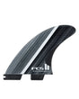 fcs_ii_mf_glass_fibre_fusion_tri_fins_-_smoke - Beachin Surf