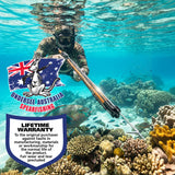Undersee Australia Woodie Timber Railgun Speargun - Lifestyle