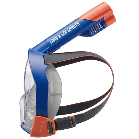Land & Sea Orpheus Adult Full Face Mask Blue - Side