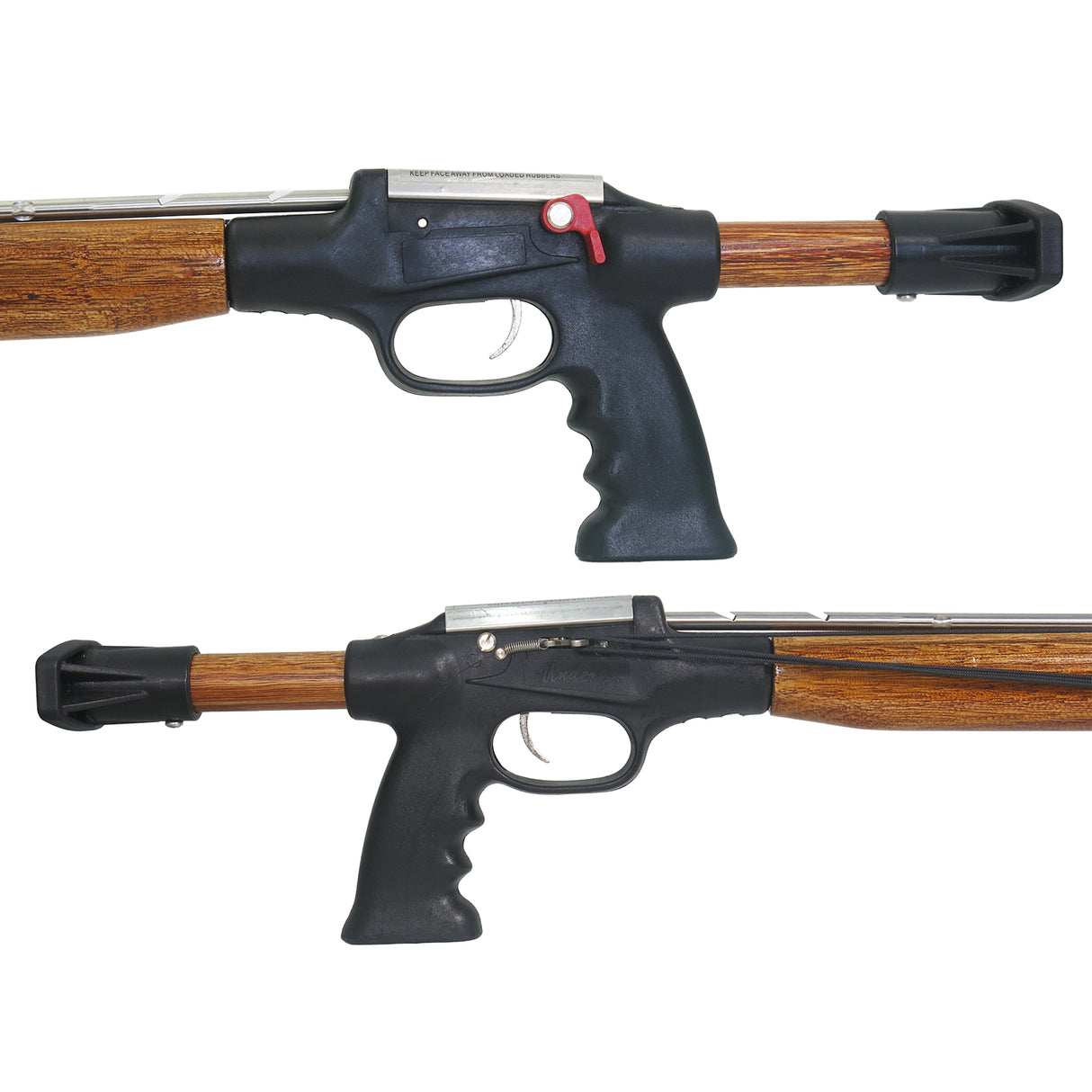 Undersee Australia Woodie Timber Railgun Speargun - Handles