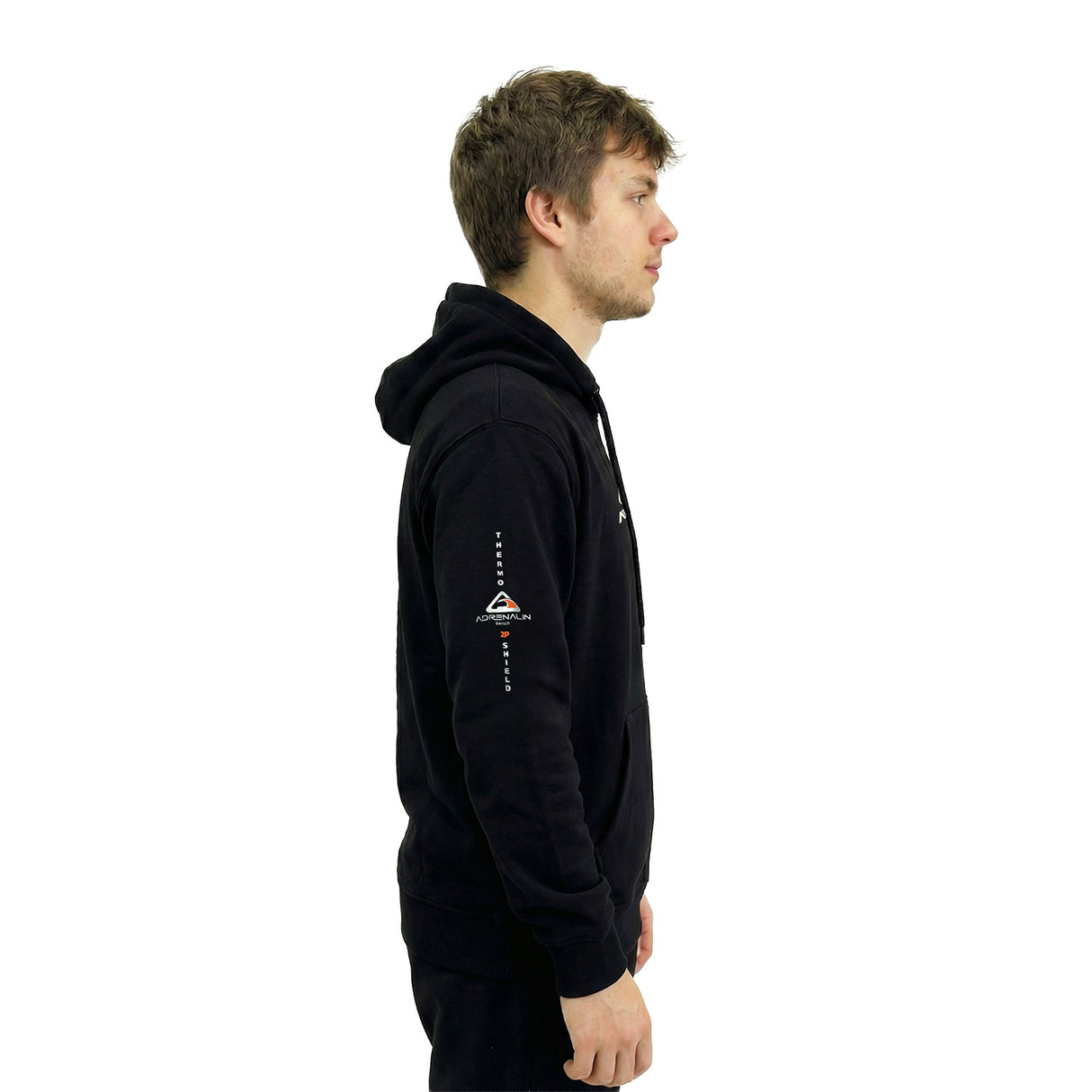 Adrenalin 2P Thermo Hoodie Black - Side Zoomed
