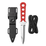 Land & Sea Fancy Dive Knife Red Handle - Hero