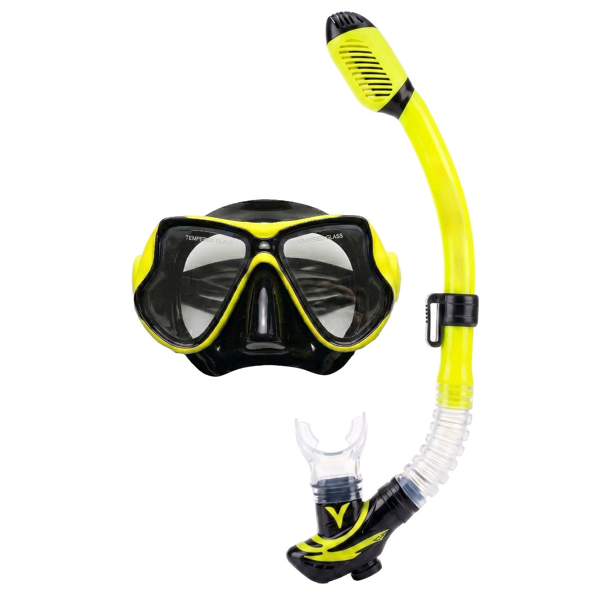 Land & Sea Sports Ningaloo Mask & Snorkel Set Yellow - Hero