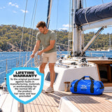 Land & Sea 45L Heavy Duty Roll Dry Bag Blue - Boating Lifestyle