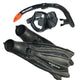 Land & Sea Whitsunday Snorkelling Set Black - Hero