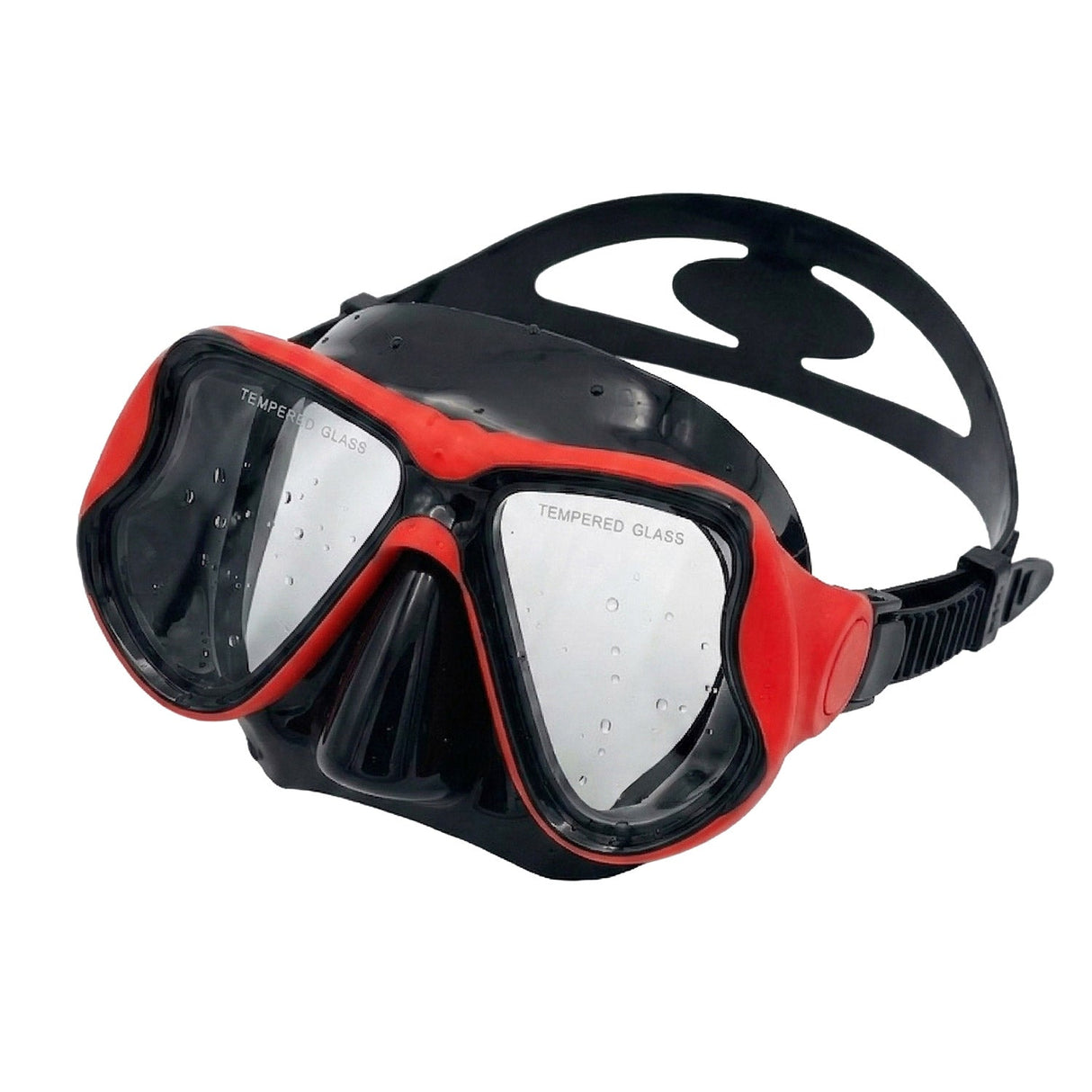 Land & Sea Sports Ningaloo Mask & Snorkel Set Red - Mask