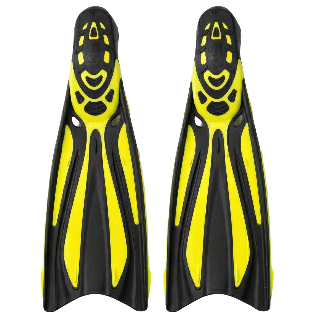 Land & Sea Velocity Fin Yellow - Back