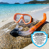 Land & Sea Sports Clearwater Diamond Clear Set Orange - Lifestyle