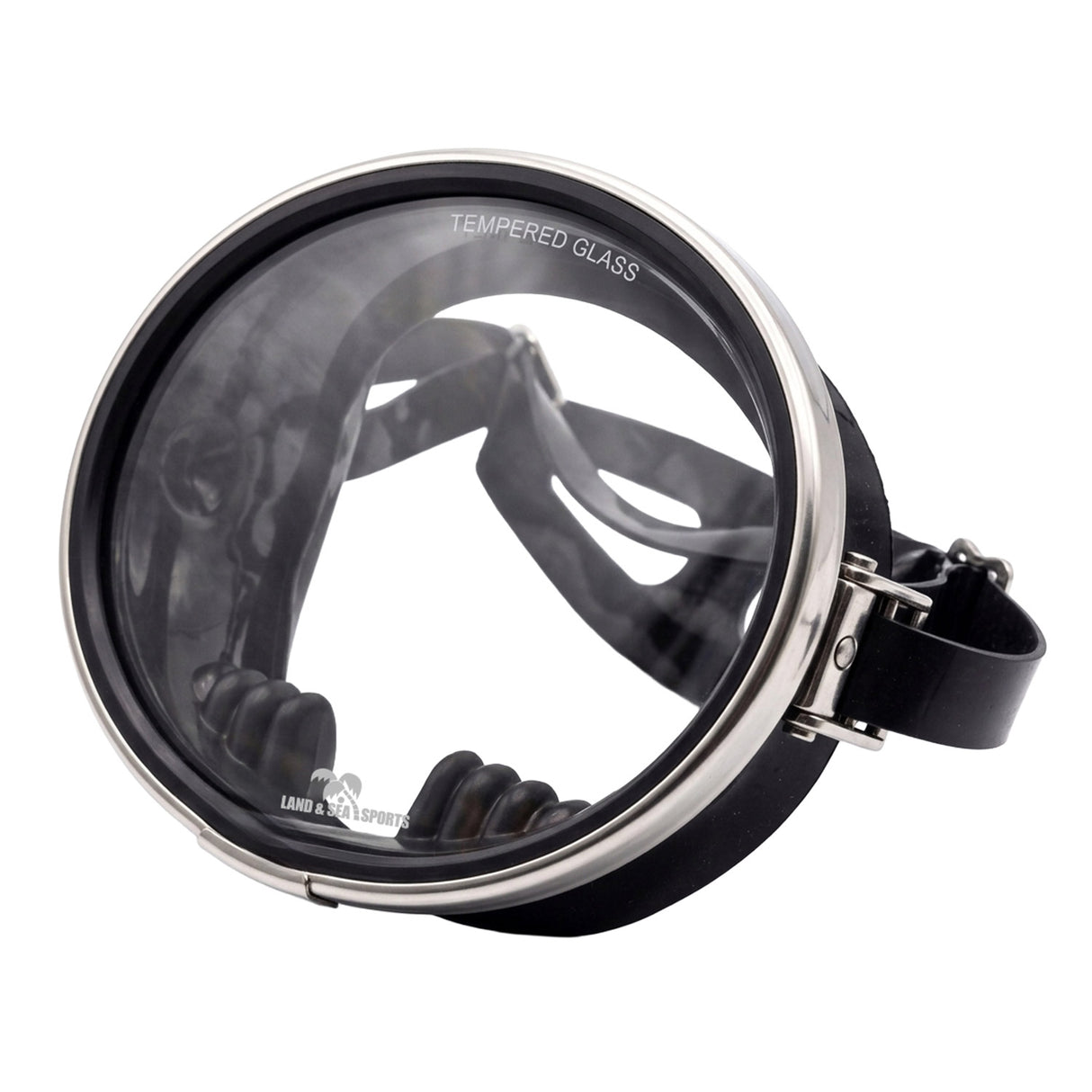 Land & Sea Bali Style Rubber Snorkelling Mask - Angled