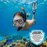 Land & Sea Whitsunday Snorkelling Set White - Lifestyle
